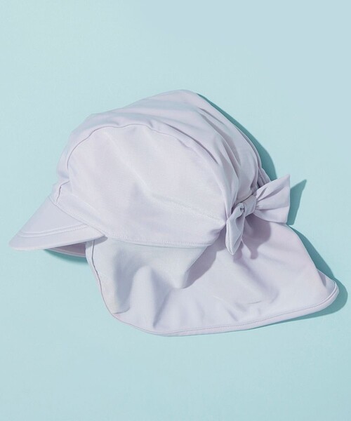 BRANSHES（ブランシェス）の「【水着/SWIM】スイムキャップ（スイムグッズ・キッズ・ラベンダー/アイボリー・M/S）」の2枚目の写真