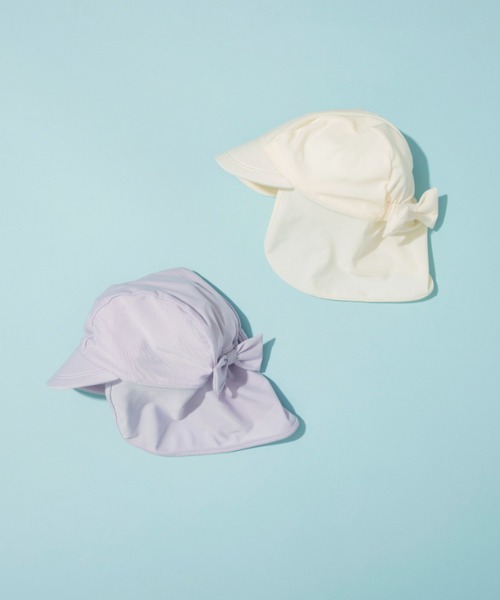 BRANSHES（ブランシェス）の「【水着/SWIM】スイムキャップ（スイムグッズ・キッズ・ラベンダー/アイボリー・M/S）」の19枚目の写真