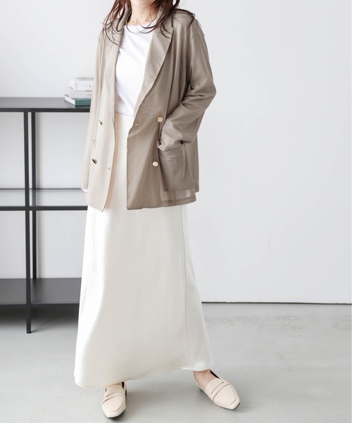 La-gemme（ラジェム）の「メッシュダブルジャケット（その他アウター・レディース・ブラック/ベージュ・フリー）」の13枚目の写真