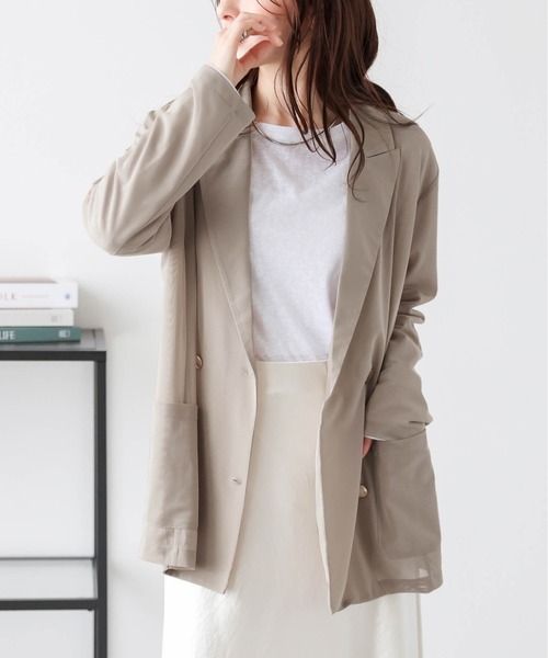 La-gemme（ラジェム）の「メッシュダブルジャケット（その他アウター・レディース・ブラック/ベージュ・フリー）」の14枚目の写真