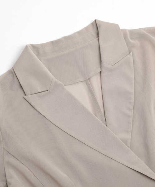 La-gemme（ラジェム）の「メッシュダブルジャケット（その他アウター・レディース・ブラック/ベージュ・フリー）」の22枚目の写真