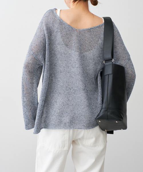 Spick&Span リネンミックス2WAYプルオーバー Spick & Span｜手洗い可 / リネンミックス2WAYプルオーバー