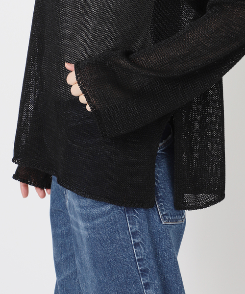Spick&Span リネンミックス2WAYプルオーバー Spick & Span｜手洗い可 / リネンミックス2WAYプルオーバー
