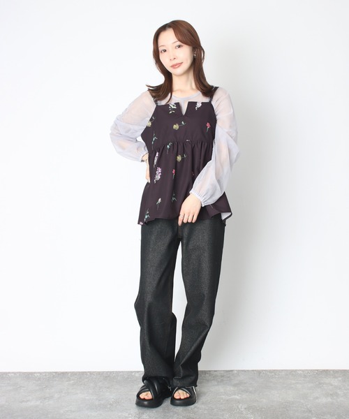 セール】【セットアップ対応】フラワープリントキャミソール / 花柄