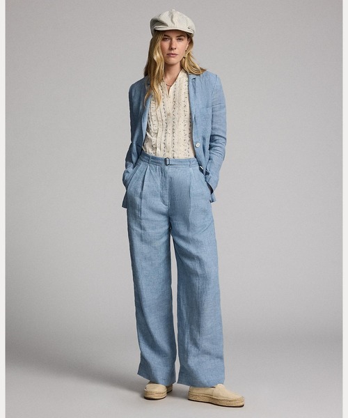 RRL(ダブル アール エル)の「リネン ブレザー(テーラードジャケット・レディース・ブルー・1/2/4/3)」の6枚目の写真