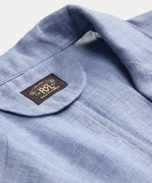 RRL(ダブル アール エル)の「リネン ブレザー(テーラードジャケット・レディース・ブルー・1/2/4/3)」の8枚目の写真