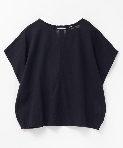 HusHusH(ハッシュアッシュ)の「HusHusH 麻混プルオーバー(シャツ/ブラウス・レディース・グレイッシュベージュ/ブラック/コーラルピンク・M/L)」の17枚目の写真