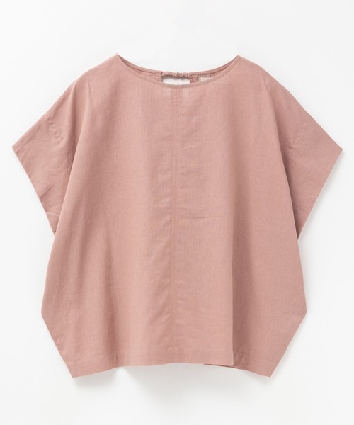 HusHusH(ハッシュアッシュ)の「HusHusH 麻混プルオーバー(シャツ/ブラウス・レディース・グレイッシュベージュ/ブラック/コーラルピンク・M/L)」の19枚目の写真