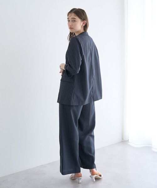 YECCA VECCA(イェッカヴェッカ)の「サラサライージーワイドパンツ(その他パンツ・レディース・ライトグレー/イエロー/ストライプ/チャコールグレー・S/M)」の9枚目の写真