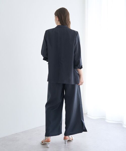 YECCA VECCA(イェッカヴェッカ)の「サラサライージーワイドパンツ(その他パンツ・レディース・ライトグレー/イエロー/ストライプ/チャコールグレー・S/M)」の10枚目の写真