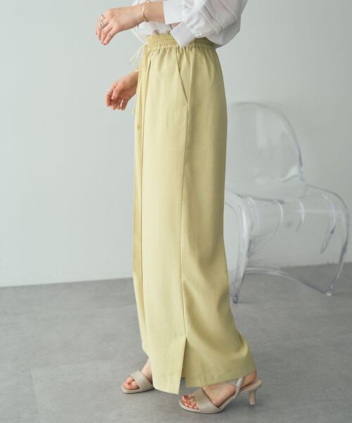 YECCA VECCA(イェッカヴェッカ)の「サラサライージーワイドパンツ(その他パンツ・レディース・ライトグレー/イエロー/ストライプ/チャコールグレー・S/M)」の22枚目の写真