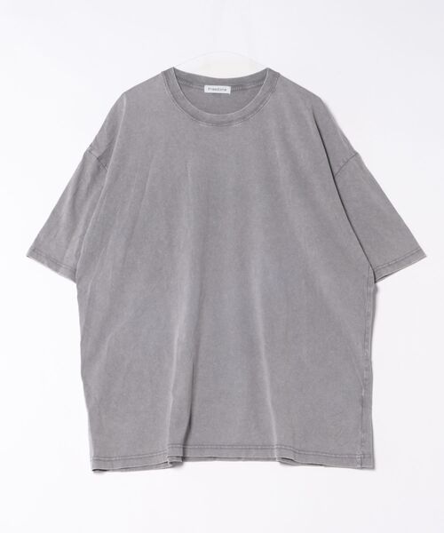 GEMEDA(ジェメダ)の「オーバーサイズ半袖TEE(Tシャツ/カットソー・メンズ・グレー/ブラック/ブラウン・M)」の6枚目の写真