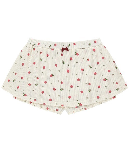 NIIER NOR(ニアノア)の「A'GEM/9 × .kom 『NIIER NOR/ニーアノア』STRAWBERRY SKIRT SHORTS/ストロベリースカートショーツ(その他パンツ・レディース・アイボリー・FREE)」の7枚目の写真
