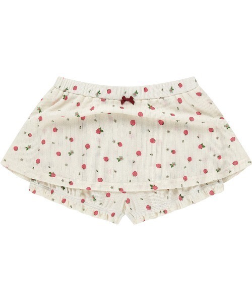 NIIER NOR(ニアノア)の「A'GEM/9 × .kom 『NIIER NOR/ニーアノア』STRAWBERRY SKIRT SHORTS/ストロベリースカートショーツ(その他パンツ・レディース・アイボリー・FREE)」の9枚目の写真