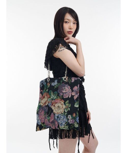 jouetie チェーントートバッグ　ブラック チェーントートBAG（ハンドバッグ）｜jouetie（ジュエティ）の