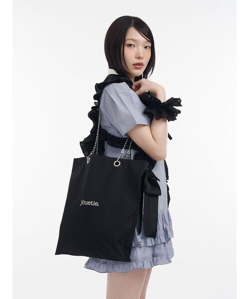 再入荷】jouetieチェーントートバッグ A4サイズ（トートバッグ