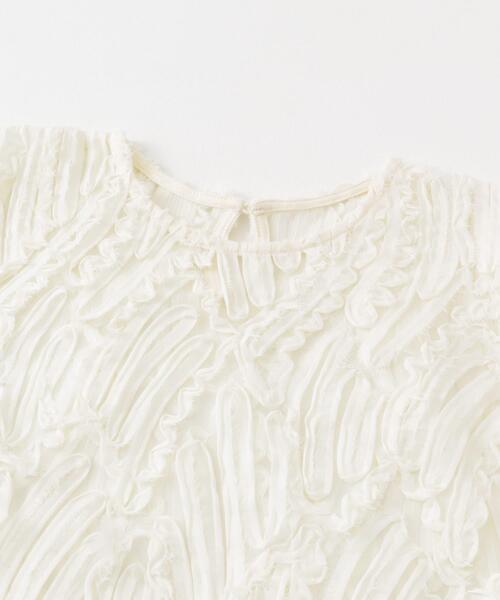 SENSE OF PLACE by URBAN RESEARCH（センスオブプレイスバイアーバンリサーチ）の「コードシシュウトップ(半袖)（シャツ/ブラウス・レディース・ベージュ/ブラック/アイボリー・ONE）」の17枚目の写真