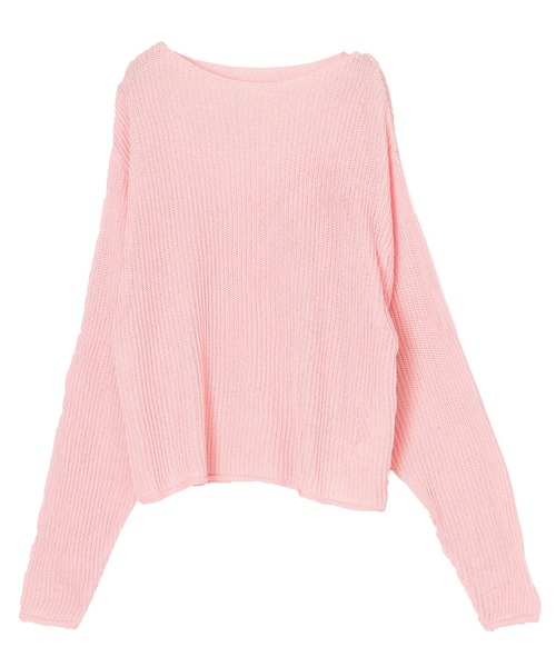 ur&#39;s - 【ur&#39;s】ユアーズ ニットセータートップス シンプル 大人可愛い　無地 春秋 カシミヤタッチクルーネックニットトップス（ニット/セーター
