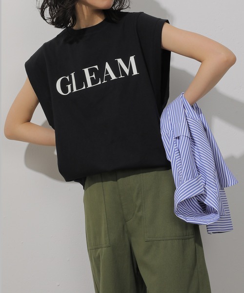 emesuelee(エメスーリー)の「汗染み防止加工 プリントTシャツ USAコットン(Tシャツ/カットソー・レディース・ブラウン/ブラック/オフホワイト・フリー)」の1枚目の写真