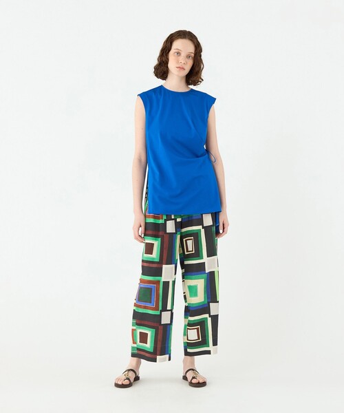 BALLSEY(ボールジィ)の「プレーティングジャージー コードタックプルオーバー(Tシャツ/カットソー・レディース・ブルー/ブラック/ホワイト・36)」の4枚目の写真