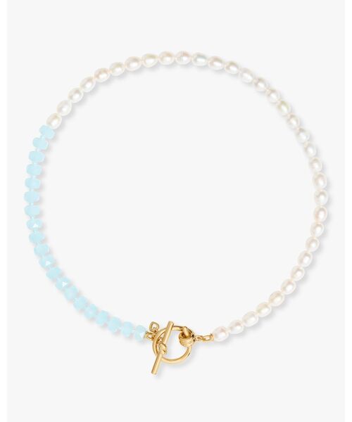 kate spade new york(ケイトスペード ニューヨーク)の「ロープ アンド ノット トグル ネックレス(ネックレス・レディース・ホワイト・ONESIZE)」の1枚目の写真