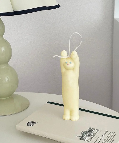 Cat series キャンドル　インテリア セール】【 somni / ソニ 】stand cat candle 猫キャンドル