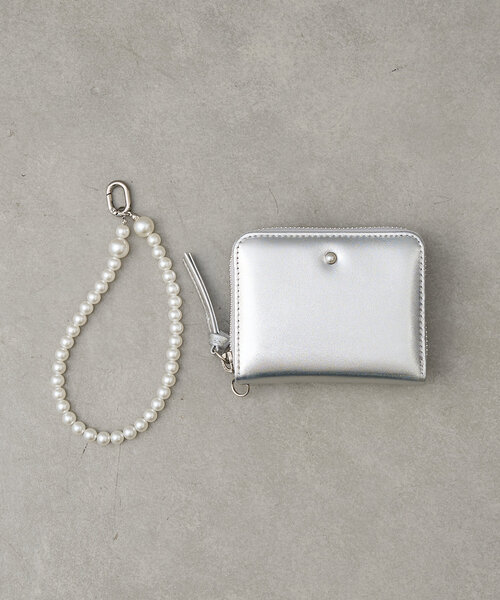 Actually（アクチュアリー）の「【perche ペルケ】パールストラップジャバラカードウォレット（その他小物・レディース・ブラック/シルバー/ゴールド・0）」の7枚目の写真