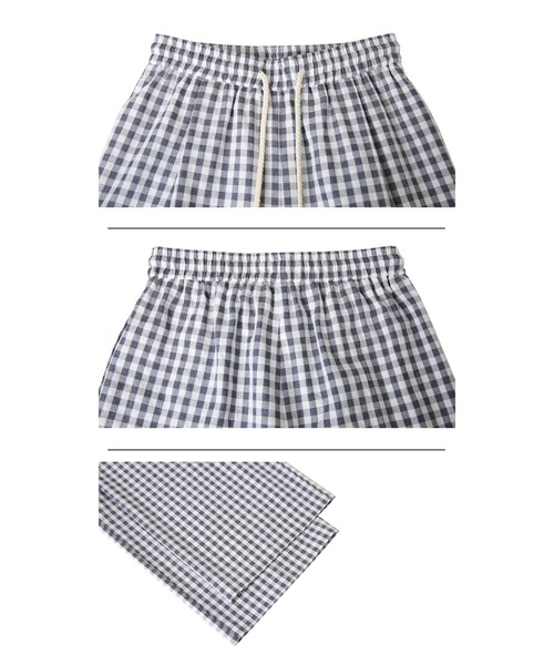Fano Studios(ファノ ストゥディオズ)の「ギンガムチェックワイドパンツ EM25s075【EIGHTHMONTH】(その他パンツ・レディース・チェック・S/M/L)」の11枚目の写真