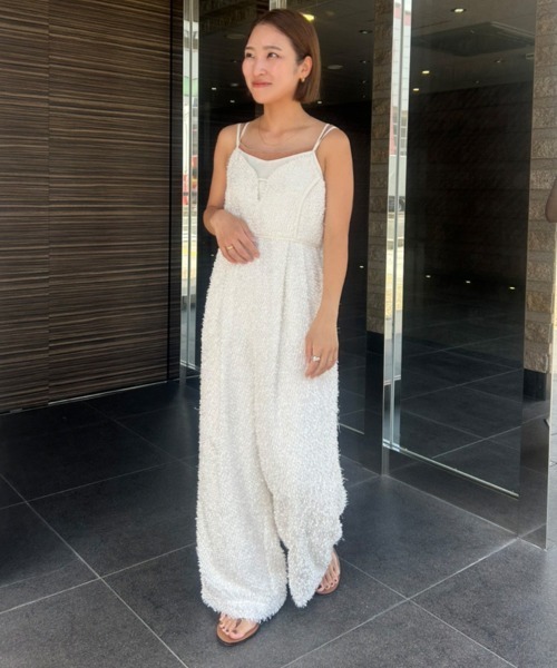 ANDRESD】shaggy all in one dress［シャギーオールインワンドレス］