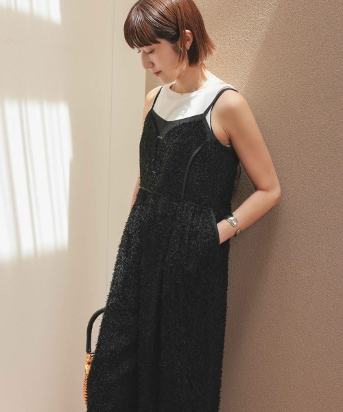アンドレスド（ANDRESD）/【ANDRESD】shaggy all in one dress ANDRESD】shaggy all in one dress［シャギーオールインワンドレス］