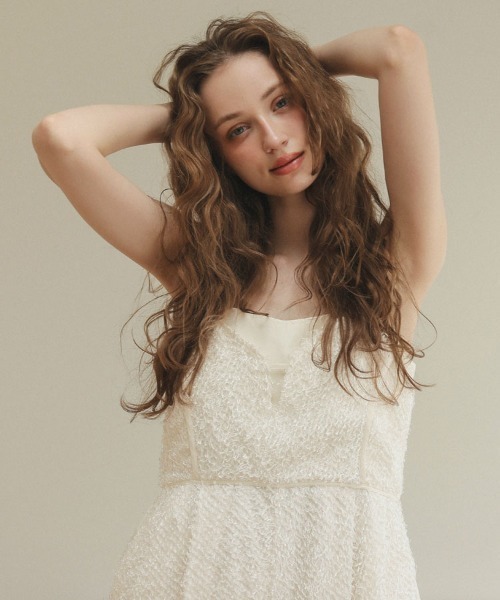 ANDRESD】shaggy all in one dress［シャギーオールインワンドレス］