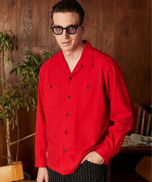 セール】Schott/ショット/HV SHIRT PLAIN/ヘンプビスコース シャツ