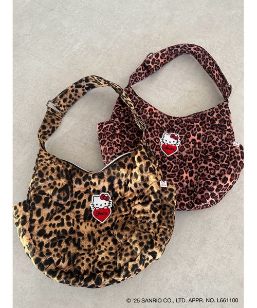 shrita（シュリータ）の「【HELLO KITTY】レオパードキルティングBAG（ショルダーバッグ・キッズ・ベージュ/ピンク・FREE）」の15枚目の写真