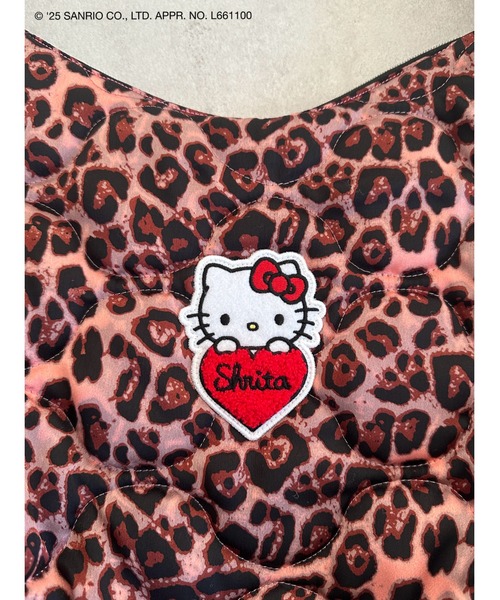 shrita（シュリータ）の「【HELLO KITTY】レオパードキルティングBAG（ショルダーバッグ・キッズ・ベージュ/ピンク・FREE）」の10枚目の写真