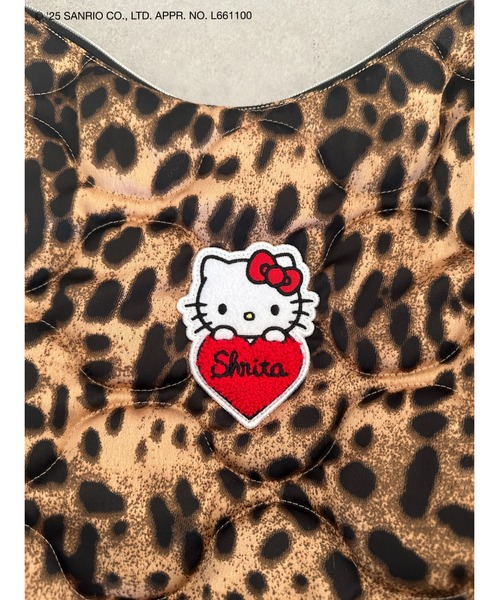 shrita（シュリータ）の「【HELLO KITTY】レオパードキルティングBAG（ショルダーバッグ・キッズ・ベージュ/ピンク・FREE）」の7枚目の写真