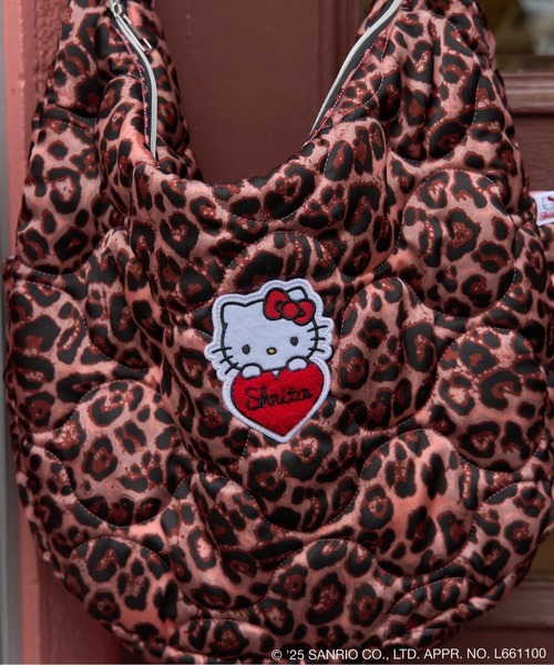 shrita（シュリータ）の「【HELLO KITTY】レオパードキルティングBAG（ショルダーバッグ・キッズ・ベージュ/ピンク・FREE）」の13枚目の写真