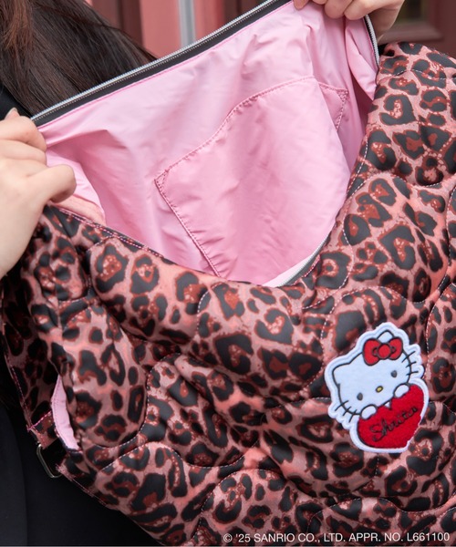 shrita（シュリータ）の「【HELLO KITTY】レオパードキルティングBAG（ショルダーバッグ・キッズ・ベージュ/ピンク・FREE）」の11枚目の写真