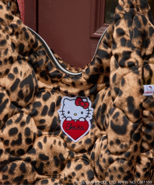 shrita（シュリータ）の「【HELLO KITTY】レオパードキルティングBAG（ショルダーバッグ・キッズ・ベージュ/ピンク・FREE）」の6枚目の写真