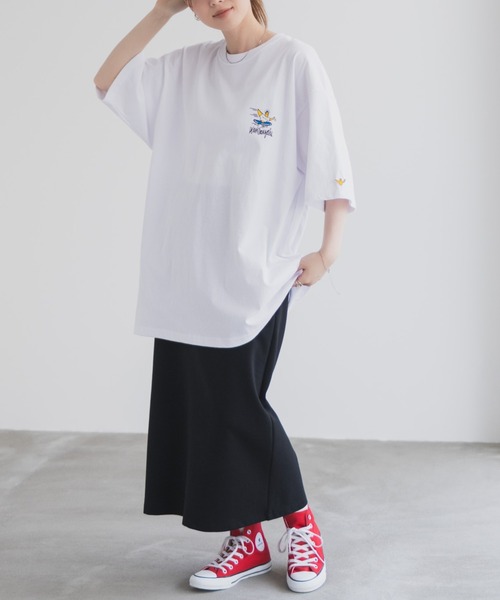 (What it isNt)ART BY MARKGONZALES(ワットイットイズント)の「【What it isNt】ART BY MARK GONZALES リラックスFITTシャツ(Tシャツ/カットソー・メンズ・ホワイト/ブラック・M/L)」の22枚目の写真