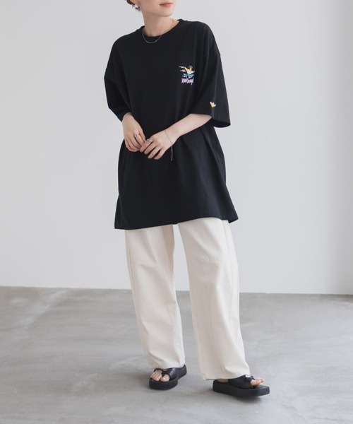 (What it isNt)ART BY MARKGONZALES(ワットイットイズント)の「【What it isNt】ART BY MARK GONZALES リラックスFITTシャツ(Tシャツ/カットソー・メンズ・ホワイト/ブラック・M/L)」の17枚目の写真