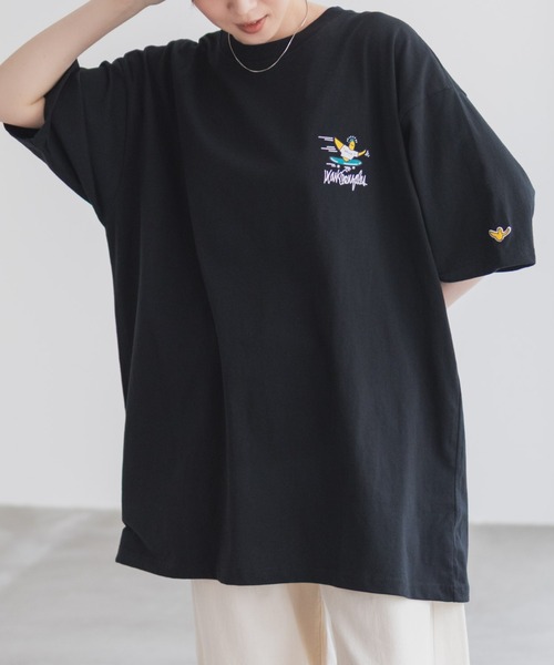 (What it isNt)ART BY MARKGONZALES(ワットイットイズント)の「【What it isNt】ART BY MARK GONZALES リラックスFITTシャツ(Tシャツ/カットソー・メンズ・ホワイト/ブラック・M/L)」の14枚目の写真