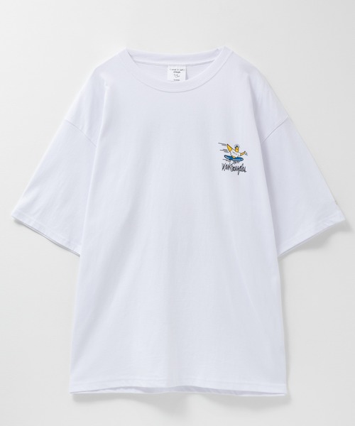 (What it isNt)ART BY MARKGONZALES(ワットイットイズント)の「【What it isNt】ART BY MARK GONZALES リラックスFITTシャツ(Tシャツ/カットソー・メンズ・ホワイト/ブラック・M/L)」の9枚目の写真
