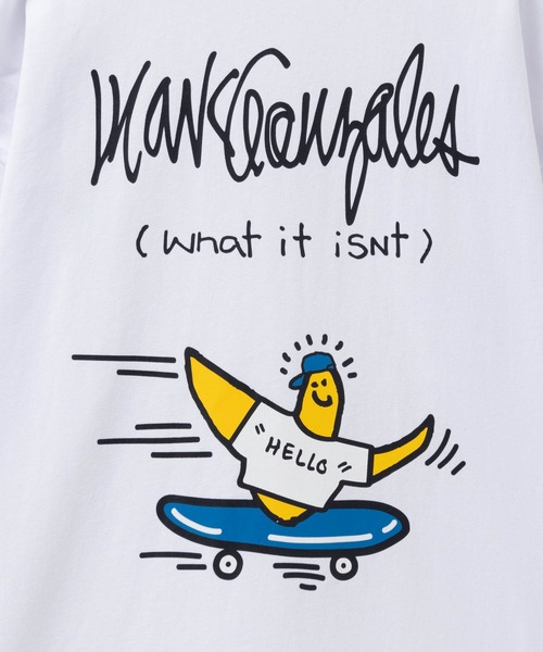 (What it isNt)ART BY MARKGONZALES(ワットイットイズント)の「【What it isNt】ART BY MARK GONZALES リラックスFITTシャツ(Tシャツ/カットソー・メンズ・ホワイト/ブラック・M/L)」の3枚目の写真