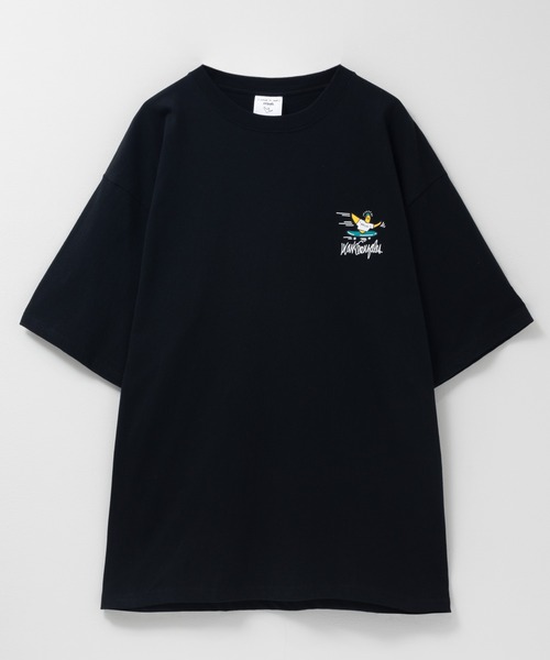 (What it isNt)ART BY MARKGONZALES(ワットイットイズント)の「【What it isNt】ART BY MARK GONZALES リラックスFITTシャツ(Tシャツ/カットソー・メンズ・ホワイト/ブラック・M/L)」の6枚目の写真