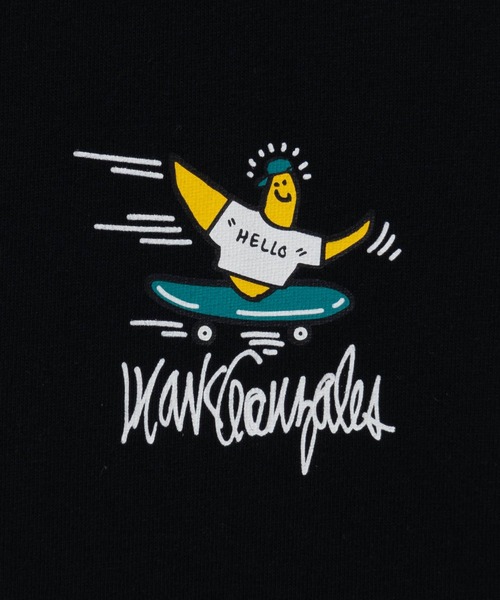 (What it isNt)ART BY MARKGONZALES(ワットイットイズント)の「【What it isNt】ART BY MARK GONZALES リラックスFITTシャツ(Tシャツ/カットソー・メンズ・ホワイト/ブラック・M/L)」の8枚目の写真