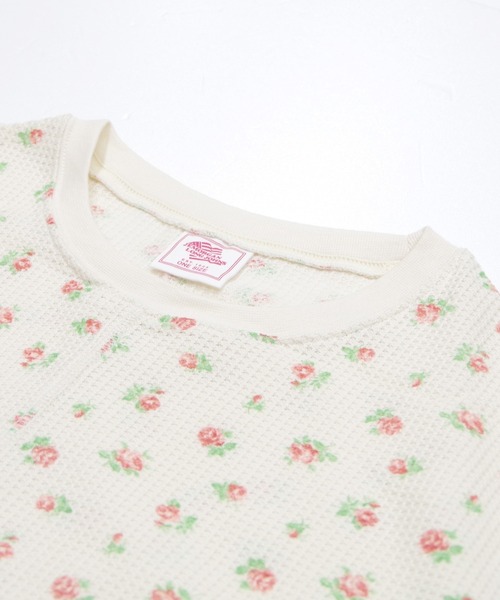 JEMORGAN(ジェーイーモーガン)の「JEMORGAN 花柄切替ロンT(Tシャツ/カットソー・レディース・ブルー/ラベンダー/ピンク・S)」の9枚目の写真