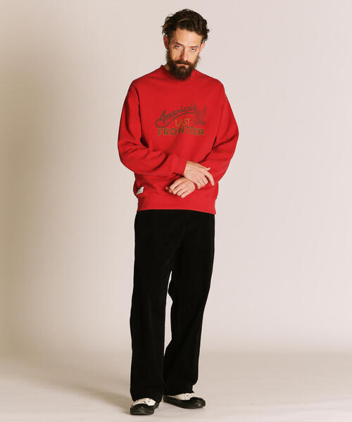 schott(ショット)の「Schott/ショット/FADE AMERICA’S LAST FRONTIER CREW SWEAT/フェード ラスト フロンティア クルー スウェット(スウェット・メンズ・レッド/ネイビー/ブラック・L/M/2XL/XL)」の10枚目の写真