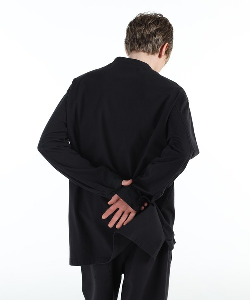 Y-3（ワイスリー）の「Y-3 LONG SLEEVE POLO SHIRT（ポロシャツ・メンズ・ブラック・X-SMALL/SMALL/MEDIUM/LARGE）」の3枚目の写真