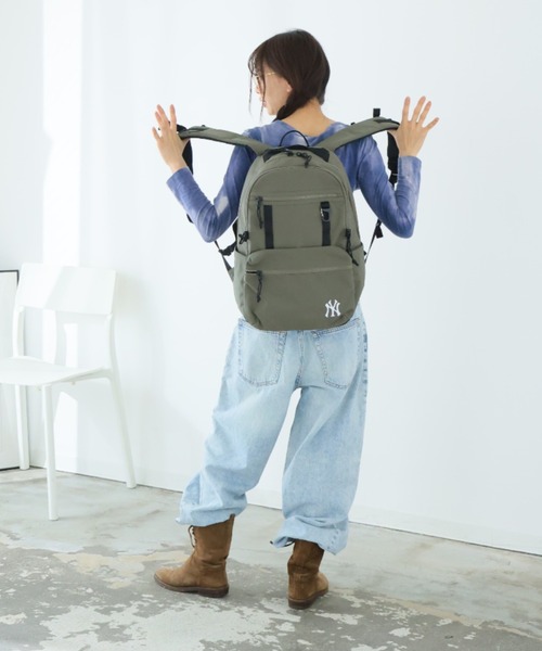 MLB(メジャーリーグベースボール)の「MLB CORDURA ワンポイントロゴリュック1【ヤンキース/ドジャース】(バックパック/リュック・レディース・ブラック系その他/ブラック/カーキ/グリーン系その他・FREE)」の10枚目の写真