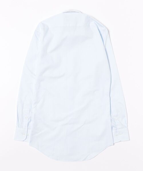 TOKYO SHIRTS（トウキョウシャツ）の「形態安定ノンアイロン ワイド 長袖ビジネスワイシャツ（ビジネスシャツ・メンズ・サックスブルー・首回り37cm-裄丈80cm/首回り39cm-裄丈80cm/首回り39cm-裄丈84cm/首回り41cm-裄丈82cm/首回り41cm-裄丈86cm/首回り42cm-裄丈82cm/首回り42cm-裄丈86cm/首回り43cm-裄丈86cm/首回り37cm-裄丈84cm/首回り43cm-裄丈82cm）」の7枚目の写真